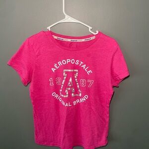Aeropostale Fuchsia Graphic Tee